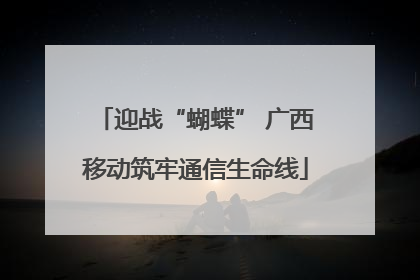 迎战“蝴蝶” 广西移动筑牢通信生命线