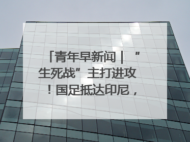 青年早新闻｜“生死战”主打进攻！国足抵达印尼，主教练发声