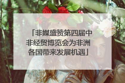 非媒盛赞第四届中非经贸博览会为非洲各国带来发展机遇