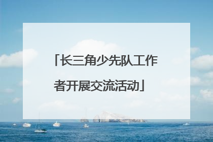 长三角少先队工作者开展交流活动