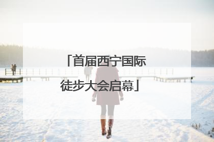 首届西宁国际徒步大会启幕