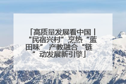 高质量发展看中国丨“民宿兴村”烹热“蓝田味” 产教融合“链”动发展新引擎