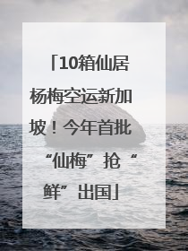10箱仙居杨梅空运新加坡！今年首批“仙梅”抢“鲜”出国