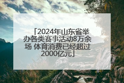 2024年山东省举办各类赛事活动8万余场 体育消费已经超过2000亿元