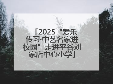 2025“爱乐传习·中艺名家进校园”走进平谷刘家店中心小学