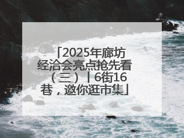 2025年廊坊经洽会亮点抢先看（三）丨6街16巷，邀你逛市集