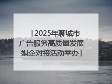 2025年聊城市广告服务高质量发展媒企对接活动举办